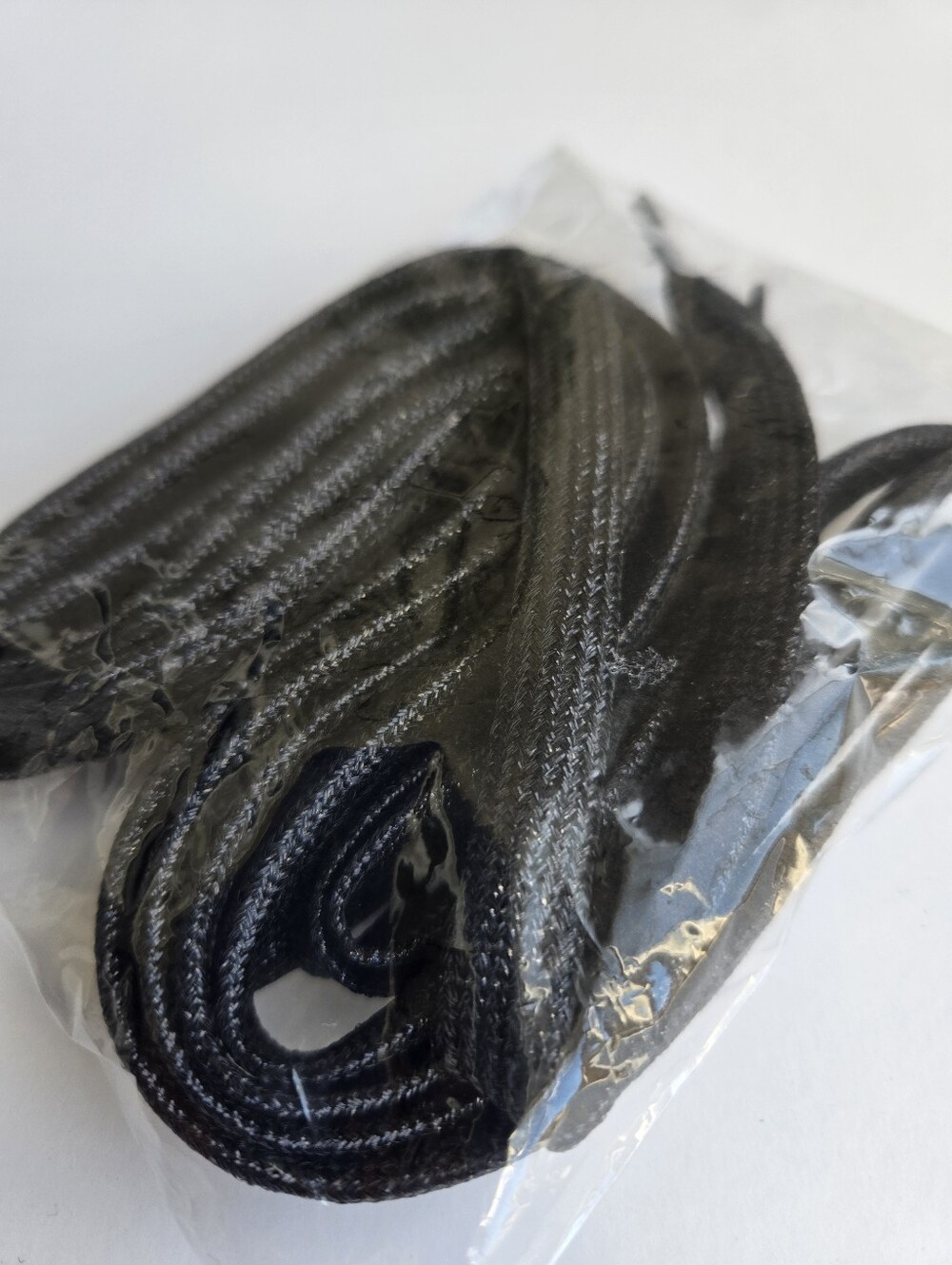 🌺 Black Shimmery Glitter Sneaker Shoelaces – NWOT 🖤✨🩶 - Picture 5 of 5